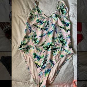 One piece bathing suit